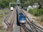 AMTK 190 leads train P092-21 at Boylan